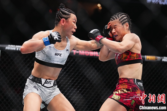 UFC史上首次中国德比落幕 张伟丽卫冕女子草量级